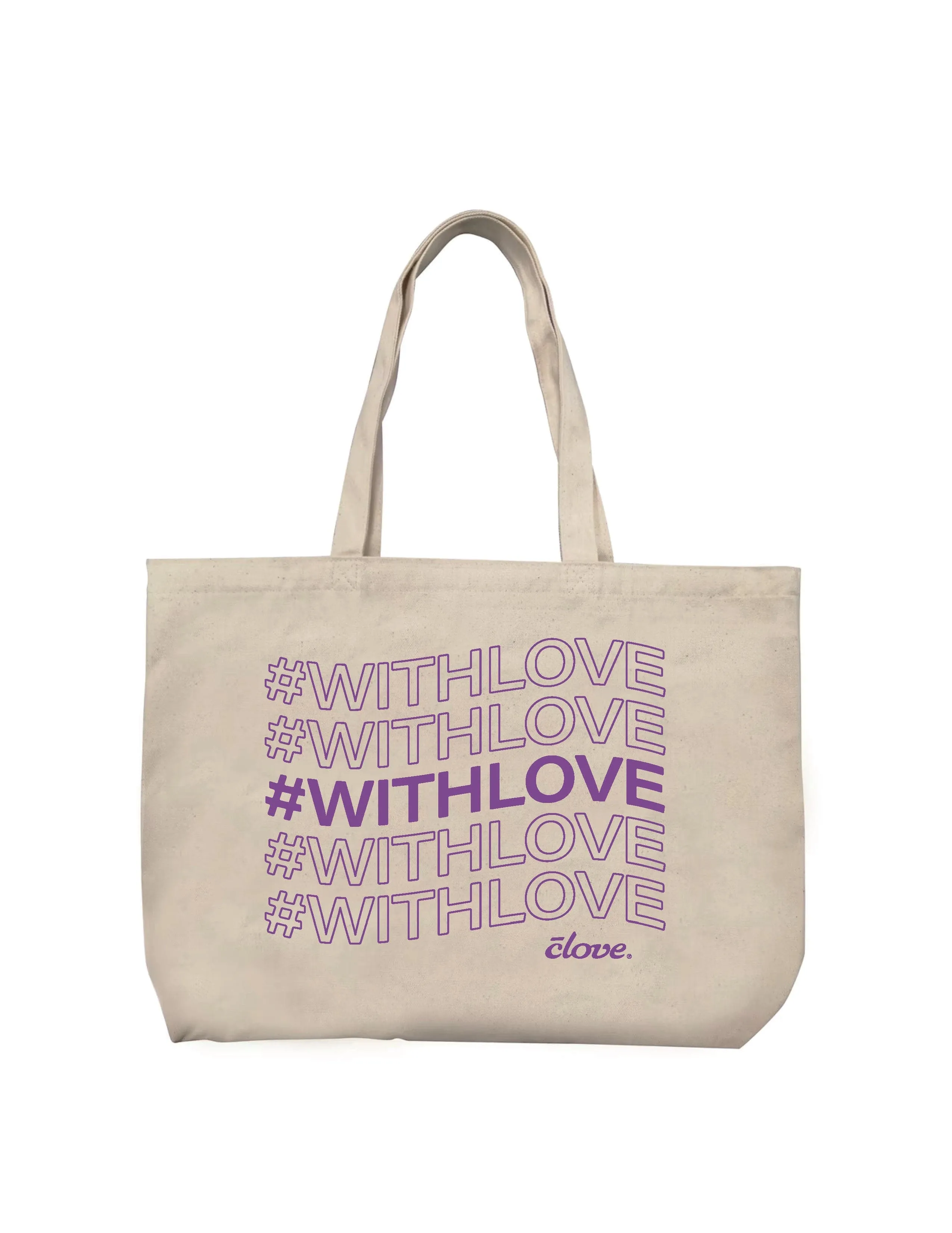 #WithLove Tote (Lavender)