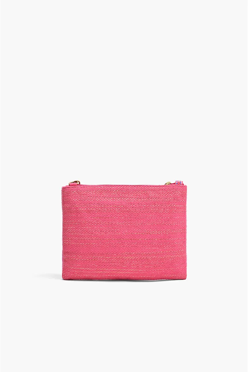 XOXO Top Zip Clutch