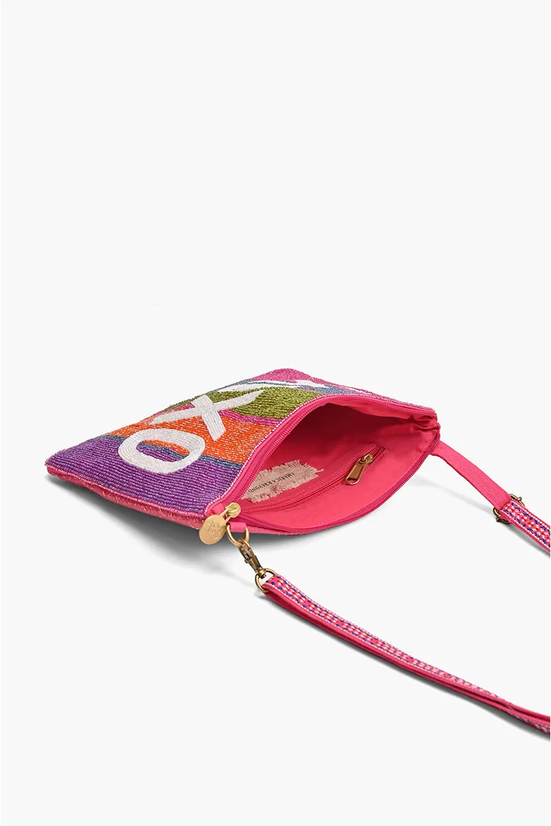 XOXO Top Zip Clutch